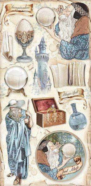 Stamperia, Collectables Vintage Library 6x12 Inch Paper Pack