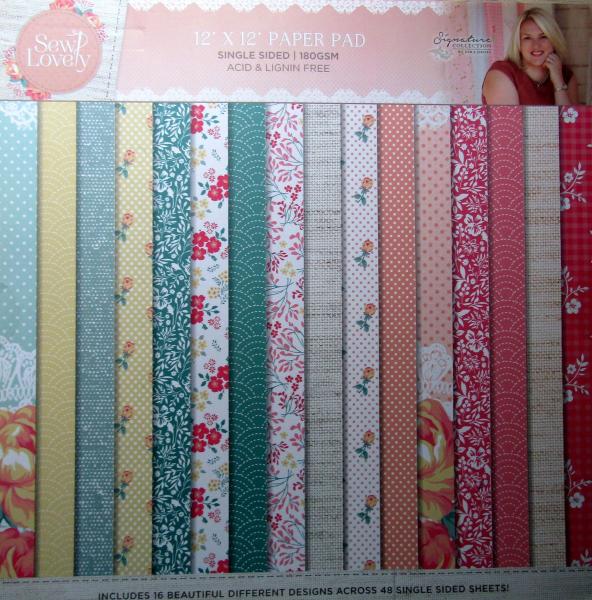 Crafters Companion, Scrapbook Block Sew Lovely