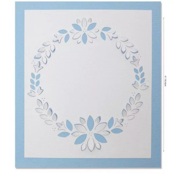 Sizzix Thinlits Die - Cut-Out Wreath Lisa Jones