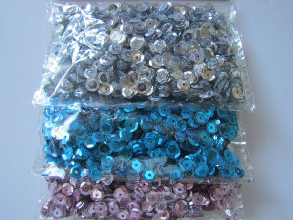 Crafters Companion, Glittering Snowflakes, Gemischte Pailetten