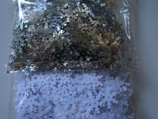 Crafters Companion, Glittering Snowflakes, Schneeflocken Pailetten
