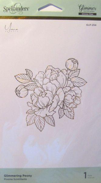 Spellbinders, Hot Foil, Glimmering Peony