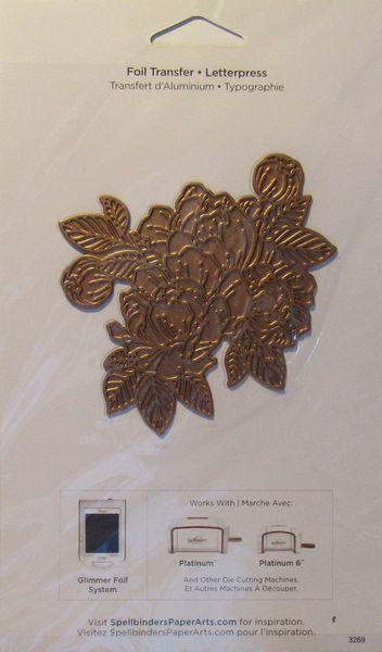 Spellbinders, Hot Foil, Glimmering Peony