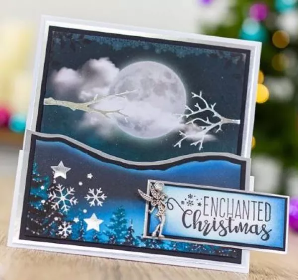 Sara Signature Enchanted Christmas Acrylic Stamp - Sparkle all the Way, Crafters Companion