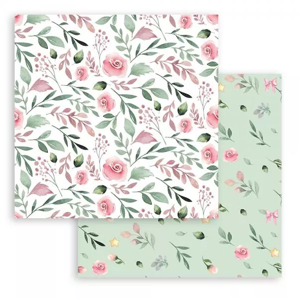 Stamperia Christmas Rose 8x8 Inch Paper Pack