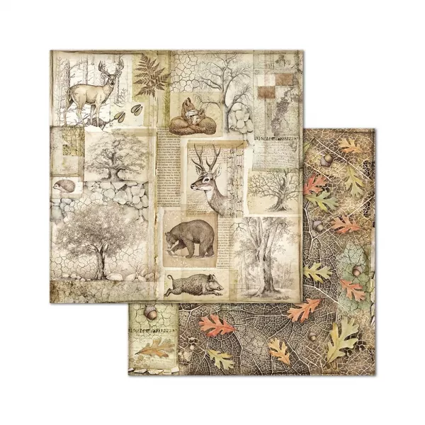 Stamperia Forest 8x8 Inch Paper Pack