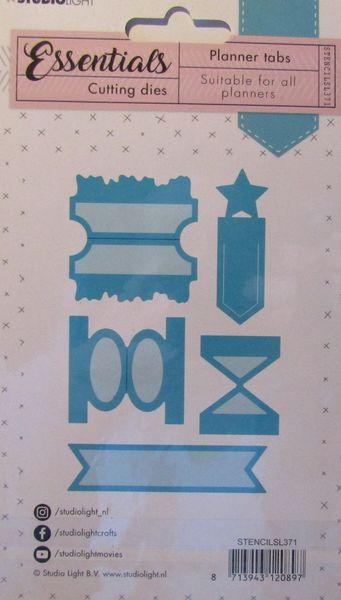 Studiolight, Cutting Die Essentials Planner tabs