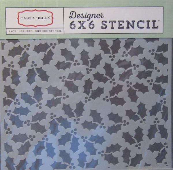 Carta Bella, Stencil Ilex
