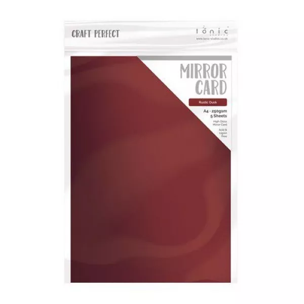 Tonic Studios mirror card - gloss - Rustic Dusk 5 Bg A4