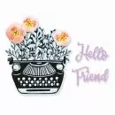 Sizzix • Framelits Die Set & Stamps Hello Typewriter