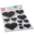 Marianne Design • Stamp Colorful Silhouette - Basic Hearts