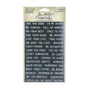 Idea-ology, Tim Holtz Label Stickers Thoughts