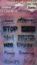 Studiolight, Mixed Media Stamps Funky Words